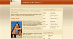 Desktop Screenshot of chatycenkovice.filipinum.cz